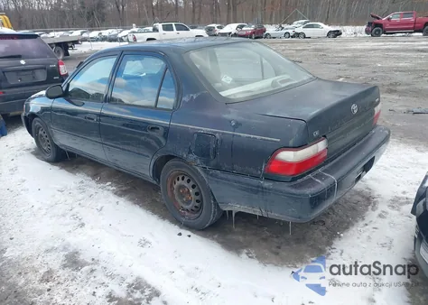 1997 Toyota Corolla Ce из США, поврежденный, VIN 2T1BA02EXVC221813